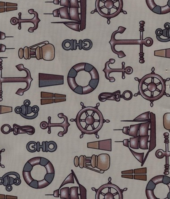 380T滌塔夫印花軋光時裝面料