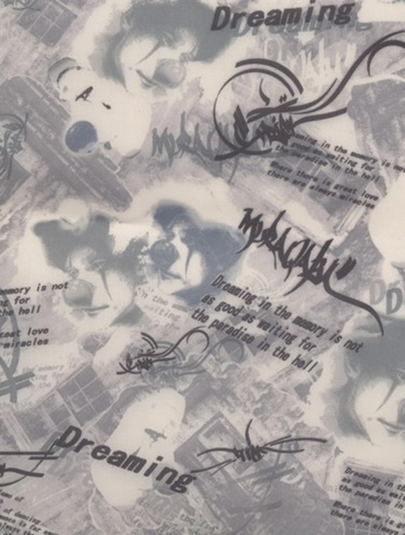 390T滌塔夫印花涂層時裝面料